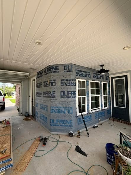 Before: a renovation photo posted with no caption or company identity