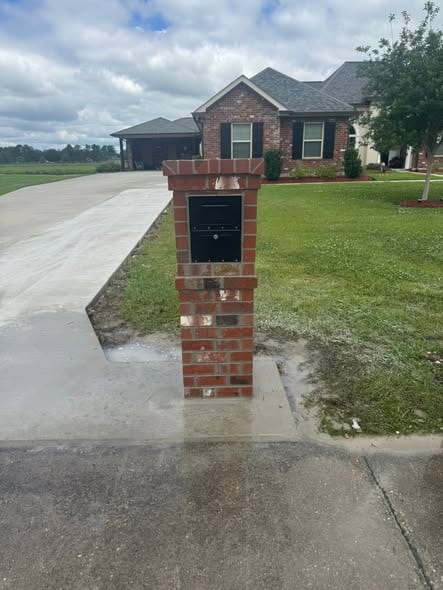 Before: a generic Collins Construction post with no branding or story