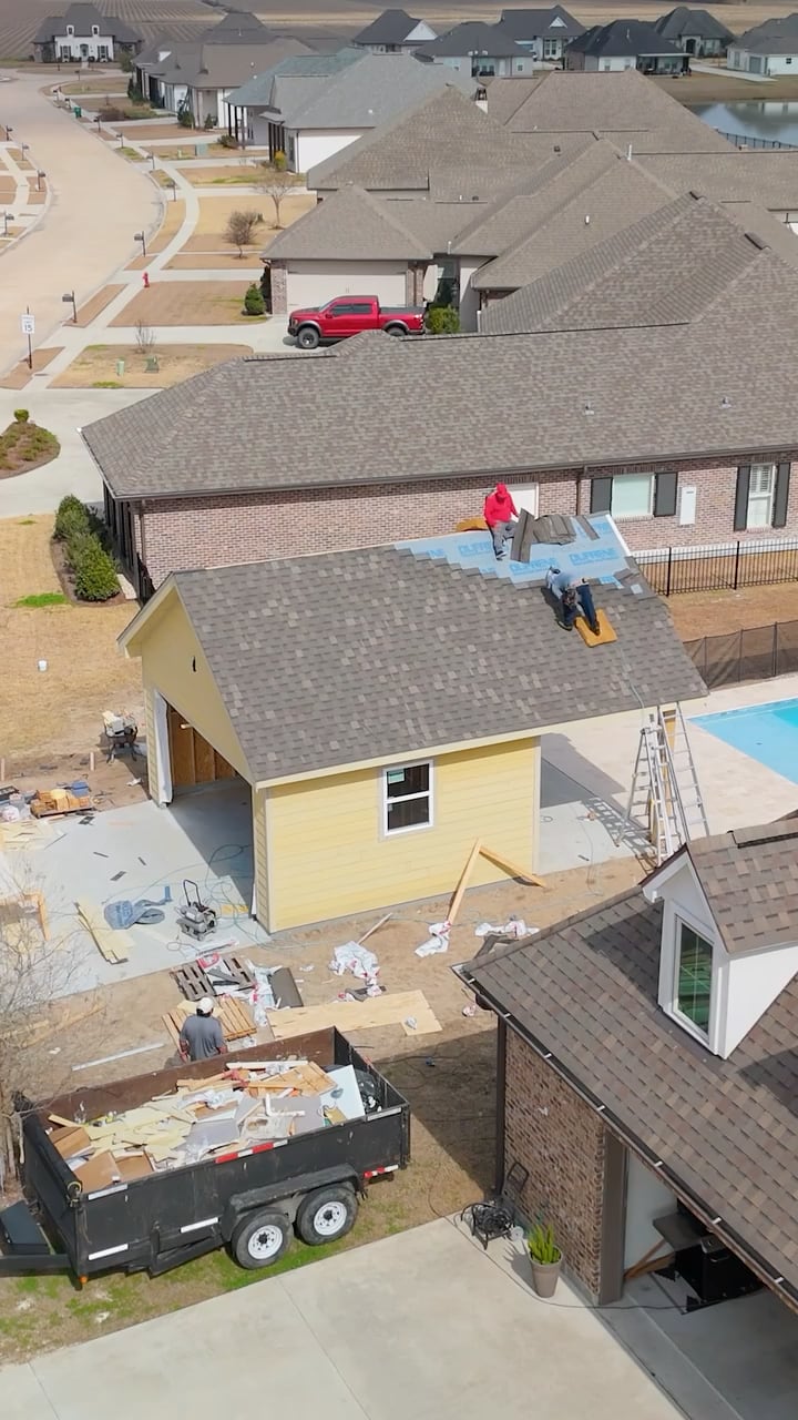 Collins Construction aerial drone reel
