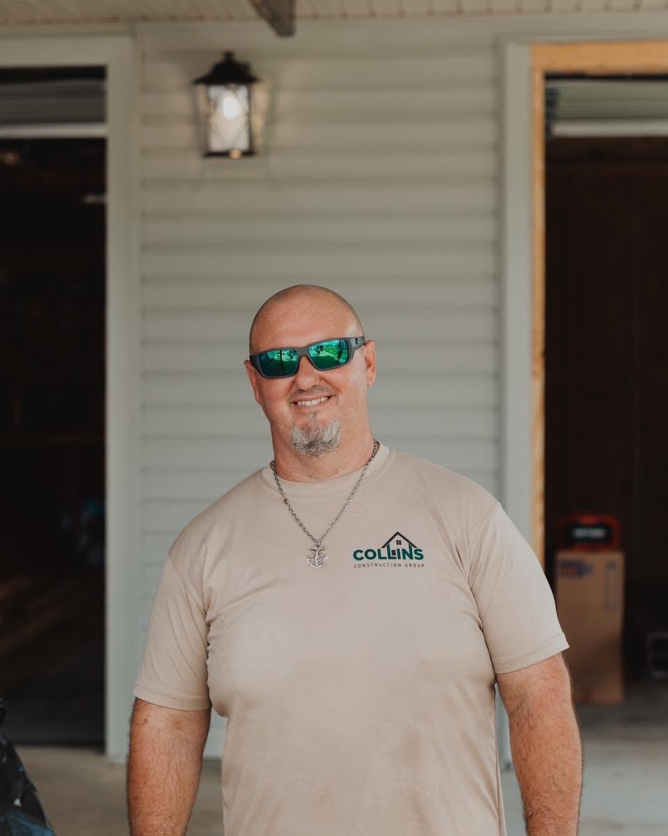 A business owner portrait shot on site